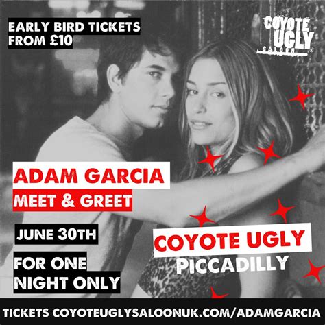 A Night With Adam Garcia X Coyote Ugly Piccadilly London The Most