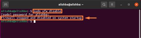 How To Disable Firewall In Ubuntu Linux Hint