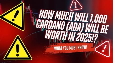 How Much Will Cardano Ada Be Worth In Youtube