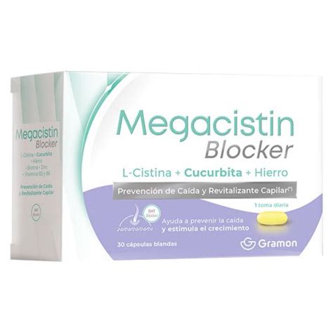 Megacistin Blocker Prevención De Caída X 30 Cápsulas Blandas Farmacia