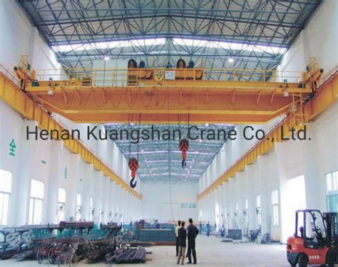 Heavy Duty Qe Double Girder Double Winch Trolley Eot Crane China