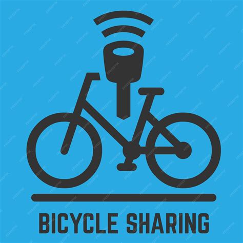 Premium Vector | Bike sharing logo vector illustration