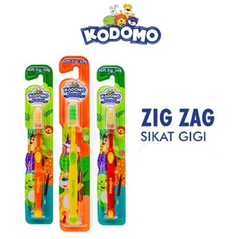 Kodomo Toothbrush Soft Sikat Gigi Anak Zig Zag Sikat Gigi Kodomo Sikat Gigi Kodomo Zig Zag