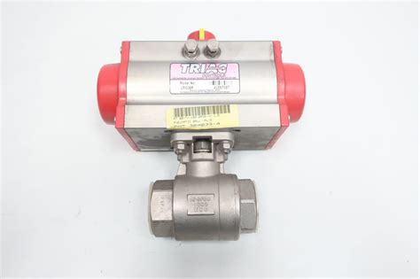 Triac R Sr Pneumatic Stainless Ball Valve In Npt Amazon