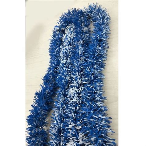 116JF Blue PET Plastic Tinsel Garland Size 1feet Length At Rs 9