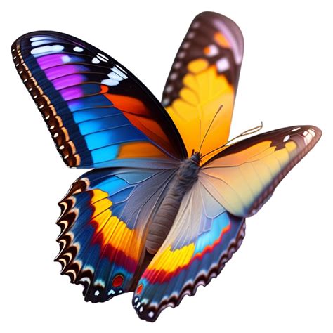 Digital Render Of A Monarch Butterfly 24635720 Png