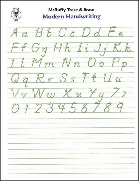 Free Alphabet Handwriting Practice Sheets