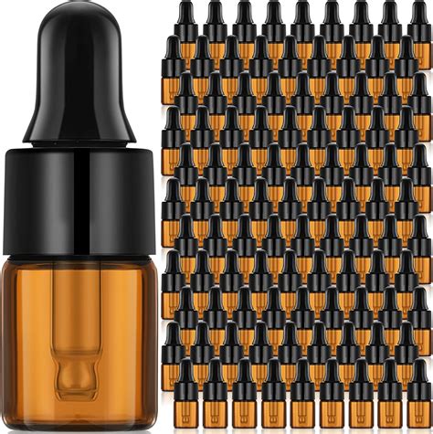 Amazon Nuogo Pcs Amber Glass Mini Dropper Bottles Essential