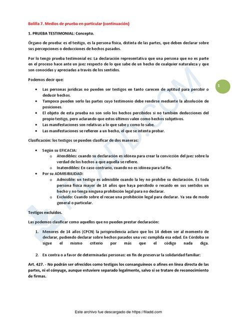 Procesal Civil Y Comercial 2 Pdf Evidencia Ley Testigo Experto