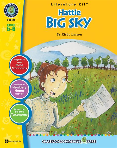 Hattie Big Sky Novel Study Guide Gr 5 6 Classroom Complete Press