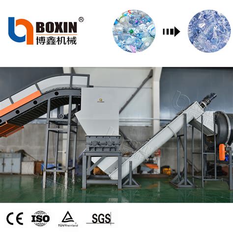 Waste Pet Plastic Bottle Flakes Washing Recycling Line Machine Plant