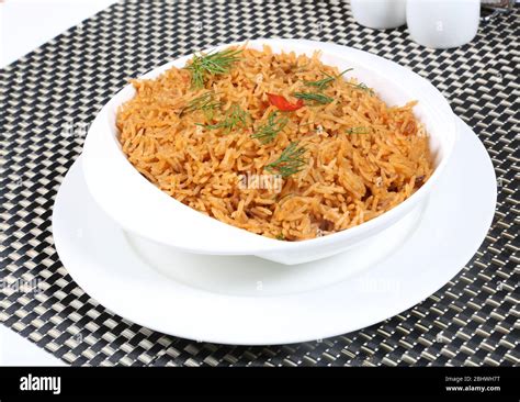 Kabsa Rice Stock Photo - Alamy