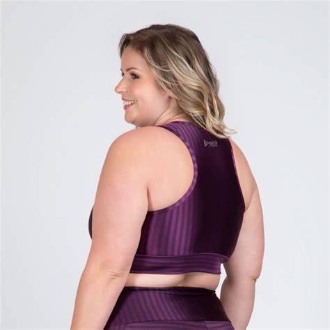 Top Fitness Nadador Plus Size Bojo Removível Ikat 3D Físico Fitness