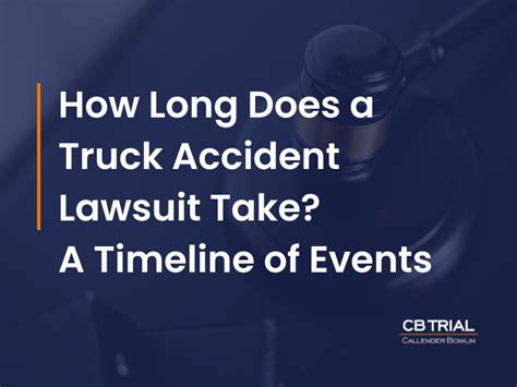 How Long Does A Truck Accident Lawsuit Take Comprehensive Guide