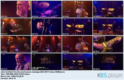 John Scofield Trio Leverkusener Jazztage Hdtv Dsr Forum