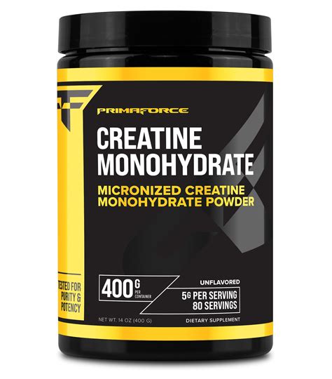 Primaforce Creatine Monohydrate Supplement 400 Grams Micronized Powder