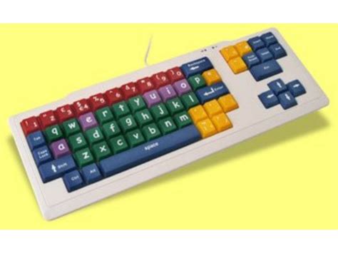 Startaboard Large Multi-Coloured Lower Case Key Beige Keyboard : EL1-COL-LC : The Keyboard Company