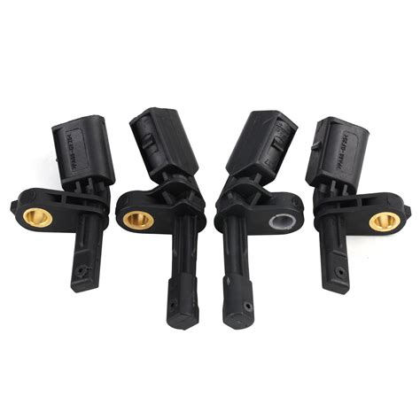 Set Of 4 ABS Wheel Speed Sensors For VOLKSWAGEN EOS 2007 2016 GOLF 2010