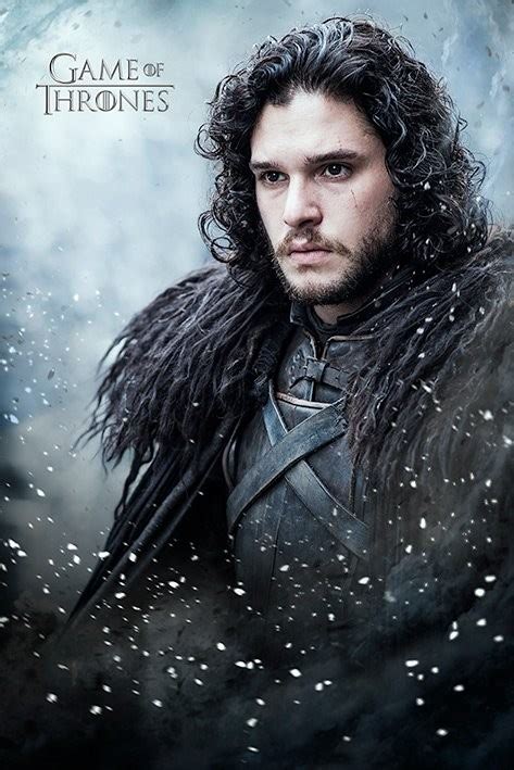 Poster Affiche Game Of Thrones Jon Snow En Ligne Gratuit