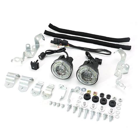 Gold Wing Gl 1800 New Motorcycle Pair Led Fog Lights Foglights W Attachment Kit For Honda