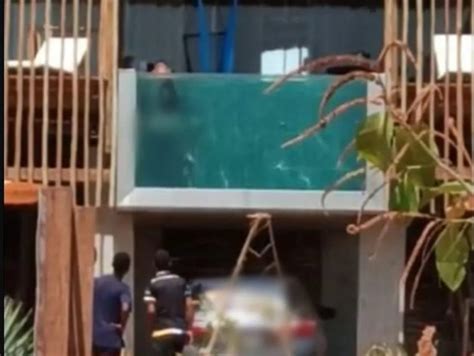 Casal E Flagrado Transando Em Piscina Transparente No Tocantins