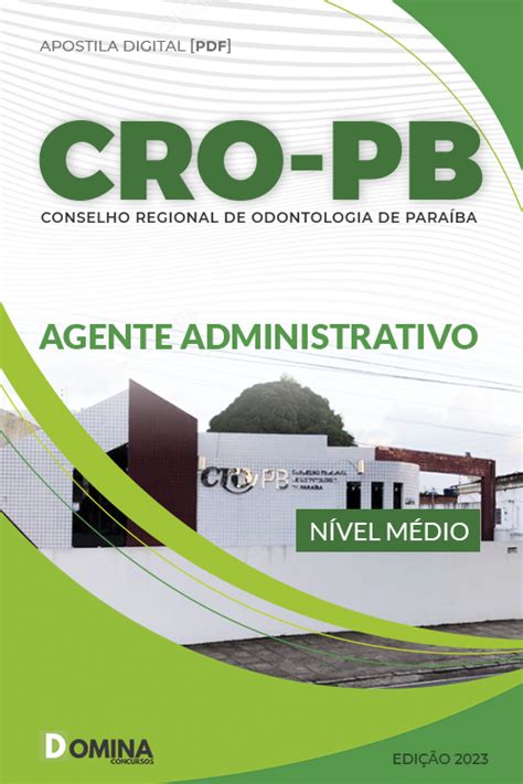 Apostila Concurso CRO PB 23 Assist Adm Domina