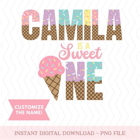 Custom Sweet One Png Sweet One Personalized PNG Sweet One - Etsy