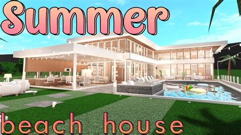 modern summer beach mansion ♡ BLOXBURG SPEEDBUILD ♡ iiiMaggieee ...