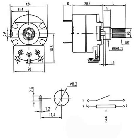 K K K K K K K K With Switch Wh Potentiometer