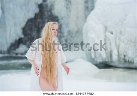 Naked Woman Long Blonde Hair On Shutterstock