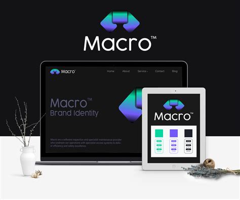 Macro Logo Brand Identity, M Letter Logo, Logo Design on Behance