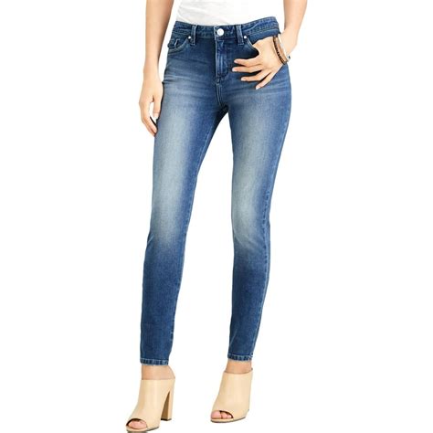 Lee Lee Womens Denim Mid Rise Skinny Jeans