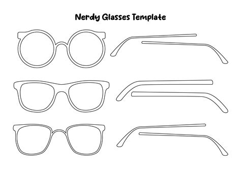 Best Printable Eyeglasses Template Pdf For Free At Printablee Porn