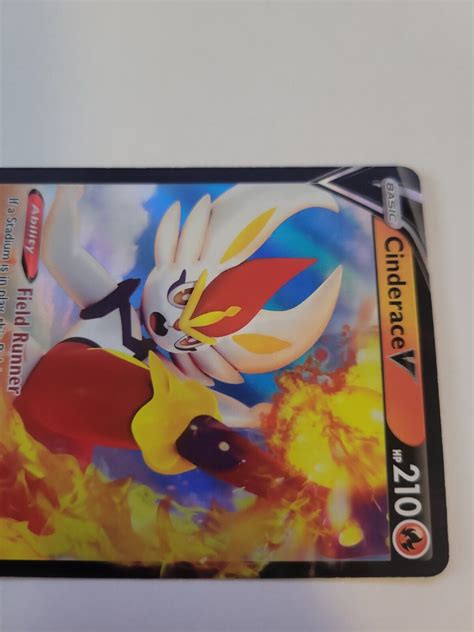 Pokemon Cinderace V Black Star Promo SWSH015 Full Art Holo Values MAVIN