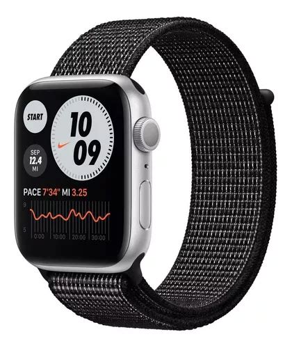 Apple Watch Nike GPS Series 6 44mm Caja 44mm De Aluminio Plata Correa