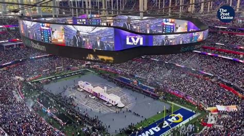 Super Bowl Lvi Halftime Show Time Lapse Of Stage Construction Before