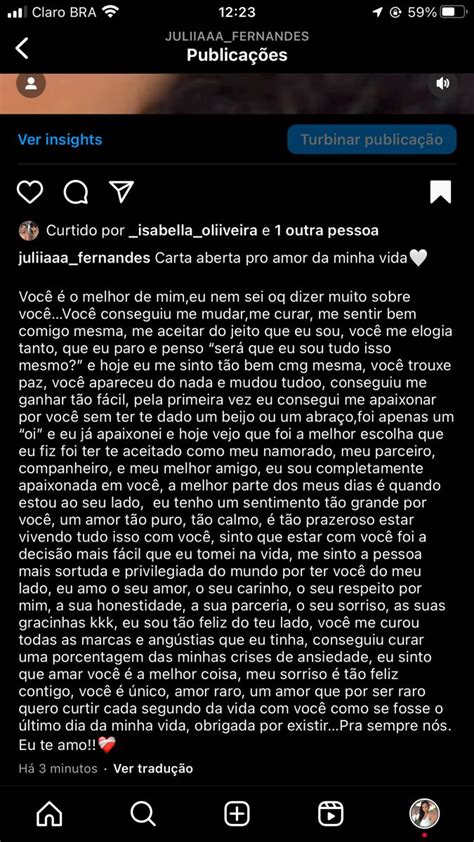 Carta Aberta Para Namorado Carta Aberta Carta Amor Da Minha Vida