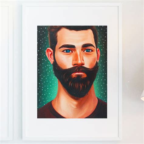 Custom Ai Portrait Ai Art Print Fantasy Portrait Unique Personal