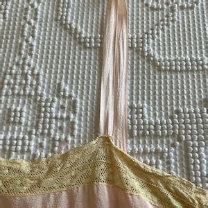 Vintage 1920s Pink Silk Chemise Step In Lingerie One Piece Etsy