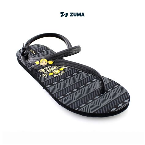 Jual Zuma Women Elsa X Surfer Girl Black Sandal Tali Belakang Sling