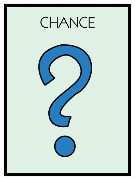 Chance Card Template