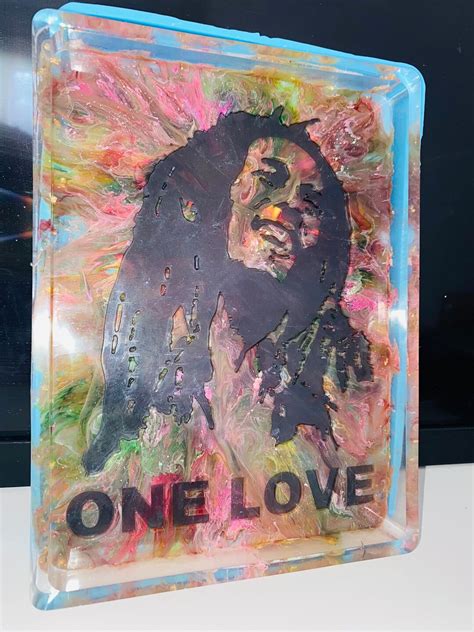 One Love Bob Marley Tray Rolling Tray Organiser Tray Etsy