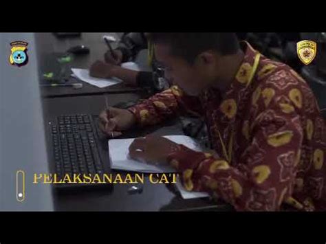 Pelaksanaan Cat Psikologi Rim Terpadu Bintara Polri Ta Panda Polda