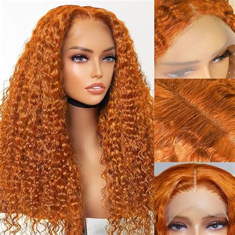 Amazon 20inch Ginger Lace Front Wigs Human Hair 13x4 Hd Lace