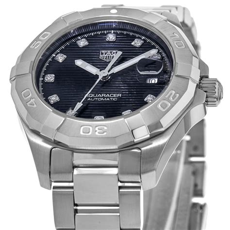 Tag Heuer Aquaracer M Automatic Black Diamond Dial Steel Women S