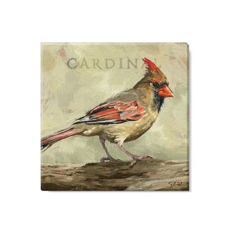 Sullivans Darren Gygi Female Cardinal Canvas Museum Quality Giclee Print Gallery Wrapped