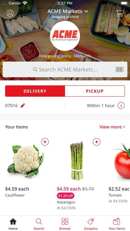 ACME Markets Rush Delivery by Maplebear Inc