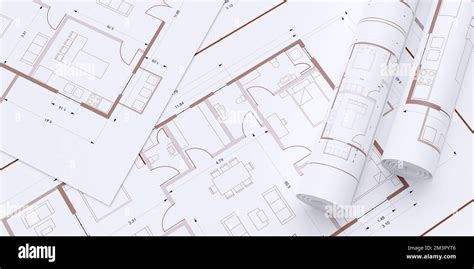 Plano De La Casa Concepto De Construcci N Plano De La Arquitectura De