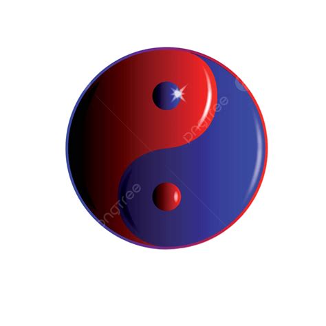 Yin And Yang Red And Blue Meditation Sign Female Vector Meditation Sign Female Png And Vector