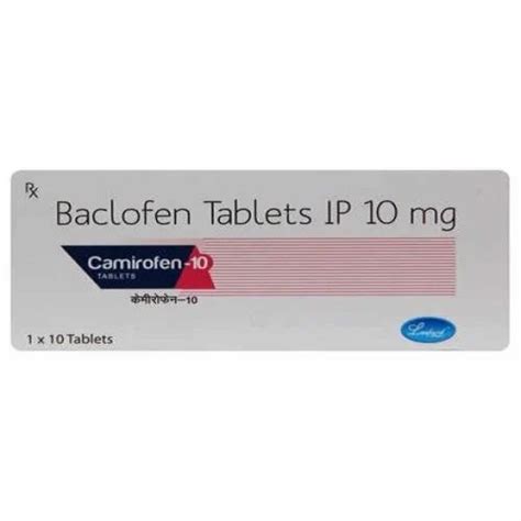 Baclosign Baclofen Tablets Ip Non Prescription Treatment Muscle